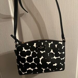 Kate Spade Black and White Crossbody Bag